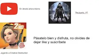&iquest;Sorteo?&times;Creative Destruction&times;