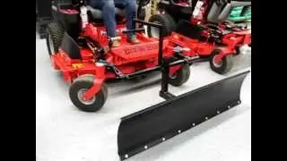 Zero Turn Snow Plow Curved Blade by Country Zero Turn
