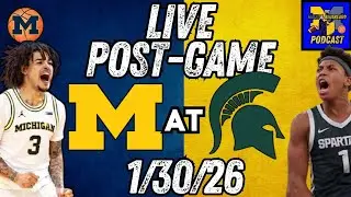 Live Post-Game Chat (Michigan at Michigan State)