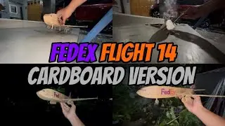 Federal Express (Fedex) Flight 14 Crash (Cardboard Version?