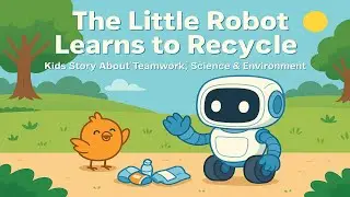 The Little Robot Learns to Recycle | Kids Story About Teamwork, Science & Environment