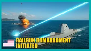 Рельсотрон USS Zumwalt уничтожил китайскую военно-морскую базу с расстояния в 200 миль