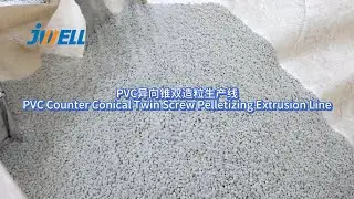 PVC Counter Conical Twin Screw Pelletizing Extrusion Line