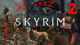 SKYRIM ~ GLITCHES AND FAILS COMPILATION 2