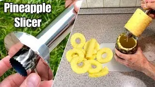 Stainless Steel Pineapple Slicer, Corer & Peeler