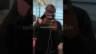 nail day in LONDON🤍 | video coming soon on my trip to london fashion week! | #nailart #nailtech