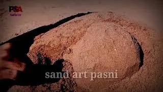 pasni Sand art / Artist : Minhaj,meer pullan,meer Siraj,danish diyan