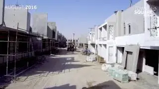 Town Square Dubai Construction Drone footage in August 2016.