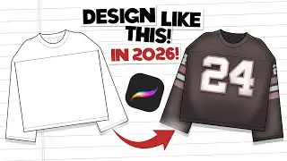 Как я использую PROCREATE для создания одежды в 2026 году!