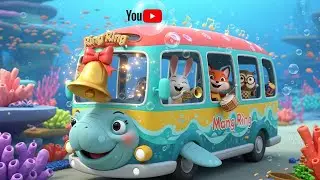 Ring Ring Manatee Bus 🚌🦦✨ | Fantasy Song for Kids | Learn Colors and Silly Manatee Bus Magic