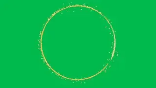 Green Screen Circle Particle Sparkle | 4K | Global Kreators