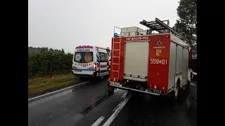[ALARMOWO] SLRt 559[P]02 OSP Białośliwie od środka do kolizji na DK10