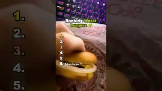 The worst burgers 🤢 #shorts #saturn #burgerking #mcdonalds #wendys #memes #ranking
