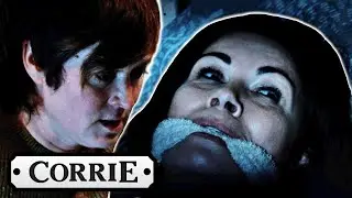 Becky Holds Carla HOSTAGE | Coronation Street