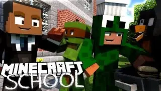 Minecraft School - LITTLE LIZARD CONFESSES HIS LOVE AT THE BBQ!?