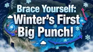 Приготовьтесь: первый сильный удар зимы! #WinterStorm #USWeather #SnowForecast