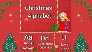 Christmas Alphabet with Gitte | Learn the  Christmas ABC 🎄