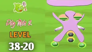 dig this 2 level 38-20 solution - dig this 2 world 38 level 20 gameplay solution