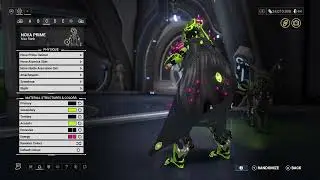 warframe NOVA PRIME 3rd skin fashionframe with details