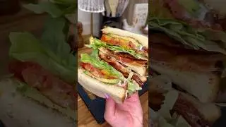 BLTA with garlic aioli is perfect for spring/summer lunches 💛🥑🥓 ingredients in comments #blt