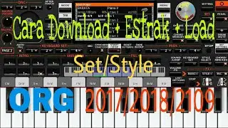 Cara Download + Estrak + Load Set/Style ORG