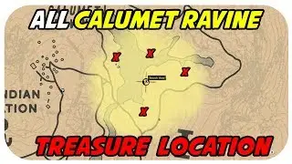 ALL Calumet Ravine Treasure Map Location