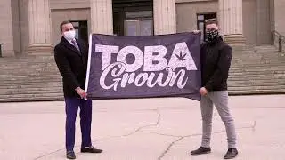 Manitoba Unites On 420: TobaGrown Flag Signed By 62 Stores!!!