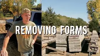 Removing Concrete Forms || making progress
