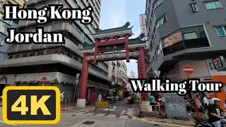 Walking in Hong Kong | 4K | Jordan | Walking Tour| ASMR | 2023/May