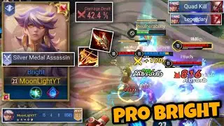 Bright Jungle Pro Gameplay | Most OP Team Fighter CHAMP | Arena of Valor Bright Moonlight