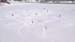 Snow Drawing for Peace