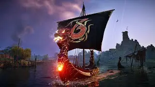 AC VALHALLA - NEW TATTOS AND SHIP CUSTOMIZATION FROM DRAGON KNIGHT PACK (4K60 UHD)