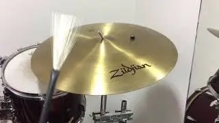 Demo of Zildjian Ping Ride with sticks, brushes and hot rods!
