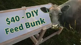 How To Build A Feed Bunk For $40