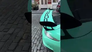 Tiffany Blue Porsche GT3RS Spotted in SoHo New York! #porsche #gt3rs #supercars #cars #nyc #soho