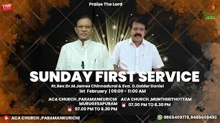 Live/ Sunday Service/01/02/2026/Rt.Rev.Dr.M.James Chinnadurai