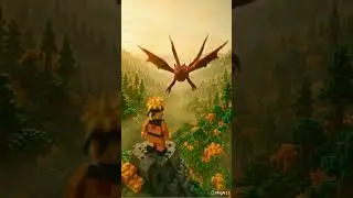 LEGO Naruto Faces the Dragon &mdash; Epic Sunrise Scene