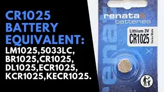 CR1025 Watch Battery Equivalent