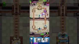 Using evo wicht for the first time!!! (Clash royale)