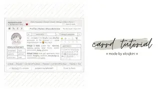 interactive carrd tutorial — © yj4won