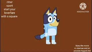 Bluey the movie Ritter sport advert 2024 radio UK