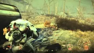 Fallout 4 X-01 Power Armor/ Alien Gun!