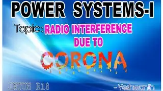Interference between transmission lines and communication lines || RADIO INTERFERENCE due to CORONA