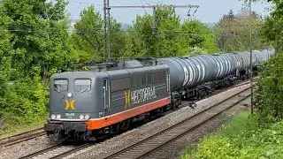 Hectorrail 162 002 (ex. 151 070) mit Kesselwagen in Stuttgart-M&uuml;nster