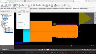 SolidCAM G76 Threading cycle . Step-by-Step Guide in Tamil