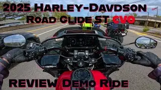 2025 Harley- Davidson Road Glide ST CVO REVIEW/Demo Ride