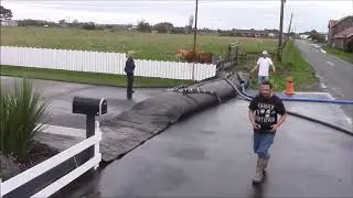 AquaDam Flood Control, Ferndale, California