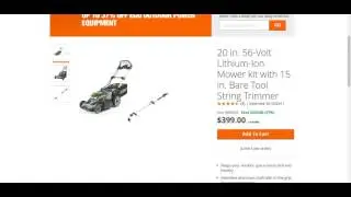 EGO 56V Outdoor Power Equipment Sale !!!!!