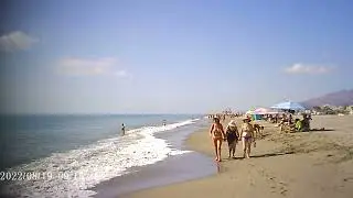 BEACH WALK at VERA PLAYA, SPAIN, part 4 of 14