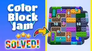 Color Block Jam Level 1228 (1229) | Every Puzzle Solved! 🎯
